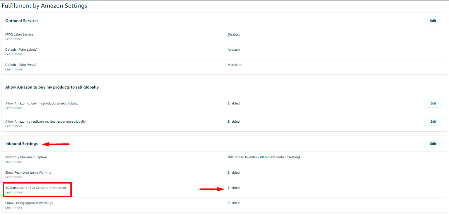 1. Turning On 2D Barcodes – 2D Workflow